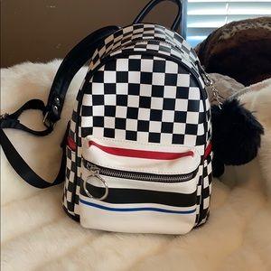 Checkered backpack